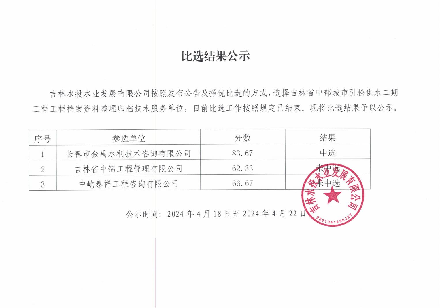 吉林省中部城市引松供水二期工程工程档案资料整理归档技术服务比选结果公示_00.jpg